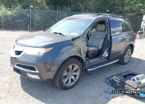 2010 Acura Mdx Advance Package z USA, uszkodzony, nr VIN 2HNYD2H72AH520079